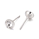 925 Sterling Silver Ear Stud Findings(STER-K167-043D-S)-2