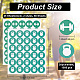50Pcs 2 Styles Customized Round Dot PVC Decorative Stickers(DIY-OC0010-37B)-2
