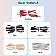 супернаходки 5 пары 5 цвета двухцветные плоские плетеные шнурки из полиэстера(DIY-FH0005-41B-02)-3