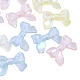 Rainbow Iridescent Plating Acrylic Beads(OACR-N010-081)-1