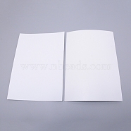 Sponge EVA Sheet Foam Paper Sets, With Adhesive Back, Antiskid, Rectangle, White, 30x21x0.15cm(X-AJEW-WH0017-46A-02)