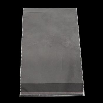 Rectangle OPP Cellophane Bags, Clear, 27x18cm, Unilateral Thickness: 0.035mm, Inner Measure: 23x18cm