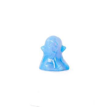 Halloween Opalite Home Display Decorations, Ghost, 25~30mm
