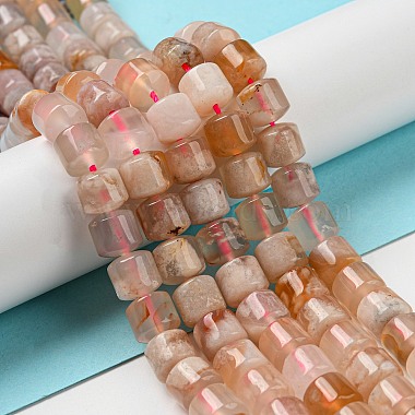 Natural Cherry Blossom Agate Beads Strands(G-M420-L01-04)-2