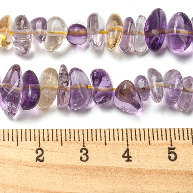 Natural Ametrine Chip Beads Strands(G-E271-71)-4