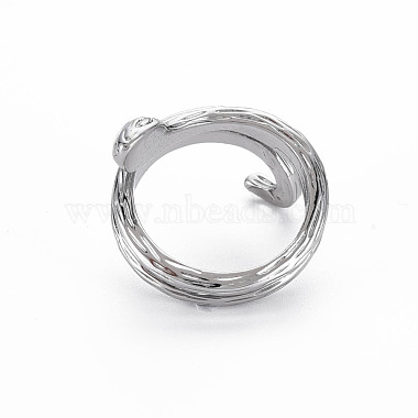 Кольца манжеты из сплава с покрытием в форме змеи(RJEW-Q163-026B-RS)-2