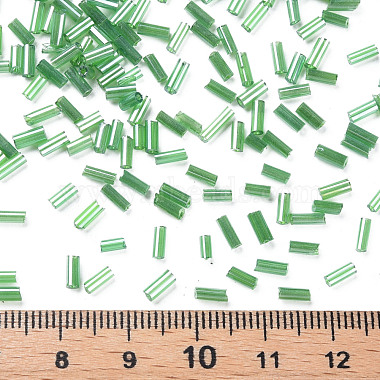 Transparent Colours Luster Glass Bugle Beads(SEED-N005-001-A07)-4