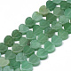 vert brins de perles naturelles aventurine(X-G-T074-13)-1