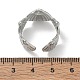 304 Stainless Steel Cuff Open Ring Setting(SA-CBA37BC-08C-P)-3