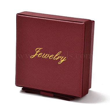 Boîtes à bijoux en carton pour bijoux carrés et mots(CBOX-C015-01B-01)-2