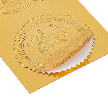pegatinas autoadhesivas en relieve de lámina de oro(DIY-WH0211-084)-4