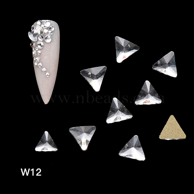 Flat Back Glass Rhinestone Cabochons(MRMJ-Q072-34A)-2