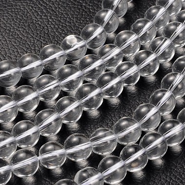 10mm Clear Round Quartz Crystal Beads