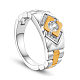 SHEGRACE 925 Sterling Silver Finger Ring(JR540A-01)-1
