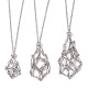 304 Stainless Steel Macrame Pouch Empty Stone Holder for Pendant Necklaces Making(NJEW-JN04441-02)-1