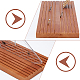 Support de rangement personnalisé pour règle de quilting en bois à fente 10(RDIS-WH0011-21C)-4