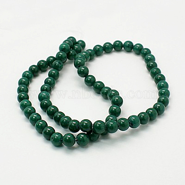 Chapelets de perles rondes en jade de Mashan naturelle(G-D263-10mm-XS26)-2