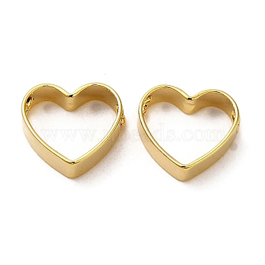 Real 24K Gold Plated Heart Brass Bead Frame