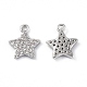 Brass Micro Pave Clear Cubic Zirconia Charms(KK-E068-VF269)-1