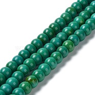 Natural Howlite Beads Strands, Dyed, Barrel, 10x7.5~8mm, Hole: 1.4mm, about 50pcs/strand, 15.28~15.35''(38.8~39cm)(G-E604-F02-A)