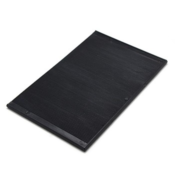 Jewelry Displays Black Plastic Base Board for Rhinestone Picking, 180x110x5mm, Board's gap size: 2.5~4.8mm