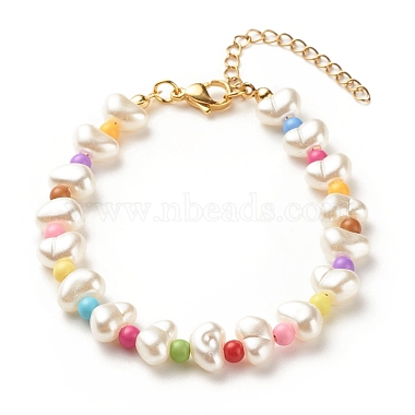 Bracelets et bracelets de cheville et colliers de perles en plastique abs et de perles acryliques(SJEW-JS01238)-8
