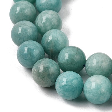 Natural Amazonite Beads Strands(G-F461-12-10mm-01A)-4