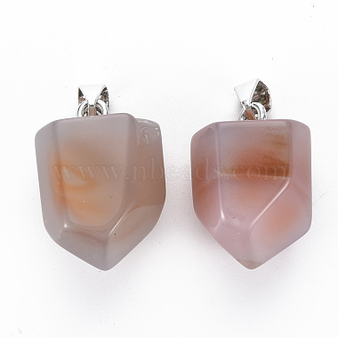 Natural Pink Agate Pendants(G-S359-287)-2