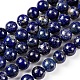 Natural Lapis Lazuli Round Beads Strands(G-I181-09-10mm)-1