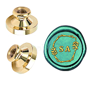 Wax Seal Brass Stamp Head, for Wax Seal Stamp, Letter Pattern, 25x14.5mm(AJEW-WH0209-499)