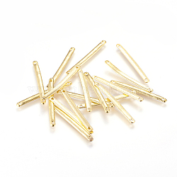 Tibetan Style Alloy Bar Links connectors, for Jewelry Design, Cadmium Free & Lead Free, Strip, Golden, 3x33x1mm, Hole: 1mm(X-TIBE-A14039-G-LF)