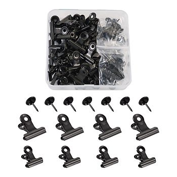Iron Clips and Round Head Drawing Pins, Other Color, 40sets/box