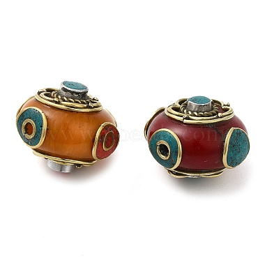 Handgemachte tibetischen Stil Perlen(TIBEB-G014-04)-2