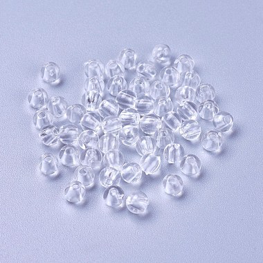 4mm Clear Round Acrylic Beads