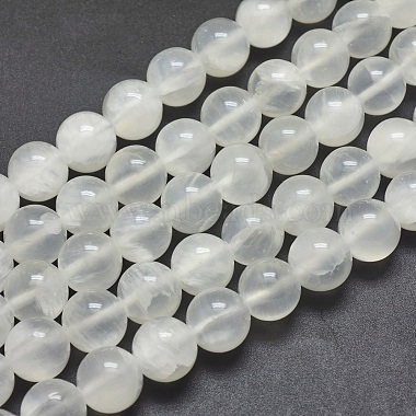 12mm Round Selenite Beads