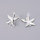 Brass Stud Earring Findings(KK-F809-15S)-2