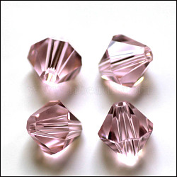 Imitation Austrian Crystal Beads, Grade AAA, Faceted, Bicone, Violet, 8x8mm, Hole: 0.9~1mm(SWAR-F022-8x8mm-508)