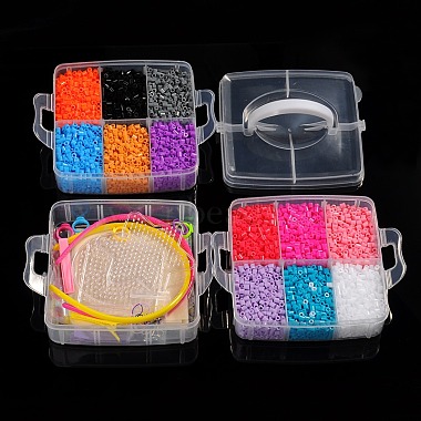 12 Random Color 5mm Melty Beads Refills with Accessories for Kids(DIY-X0035-B)-3