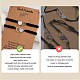 2Pcs 2 Style Stainless Steel Heart Link Bracelets Set(BJEW-SW00106-01)-3