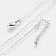 Long-Lasting Plated Brass Heart Link Chains Necklaces(NJEW-K112-02P-NF)-1