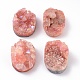 perles de quartz teintées naturellement par électrolyse(G-I251-06)-1