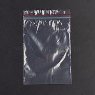 Plastic Zip Lock Bags, Resealable Packaging Bags, Top Seal, Self Seal Bag, Rectangle, Red, 15x10cm, Unilateral Thickness: 1.3 Mil(0.035mm)(OPP-G001-A-10x15cm)