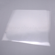PVC Transparent High Temperature Resistance Protective Film, Single Side, Square, Clear, 30.5x30.5x0.01cm(AJEW-WH0017-13A-01)