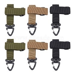 6Pcs Nylon Cable Tie with Plastic Clasp Gloves Holder, Gloves Storage, Mixed Color, 125x80x13mm(AJEW-FH0001-49)