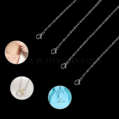 304 Stainless Steel Necklace(MAK-K004-07P)-3