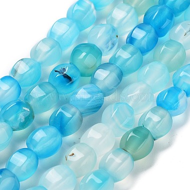 Cyan Fruit Natural Agate Beads