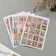 Postage Stamp Shape DIY Paper Label Paster Picture Stickers(AJEW-L058-50)-5