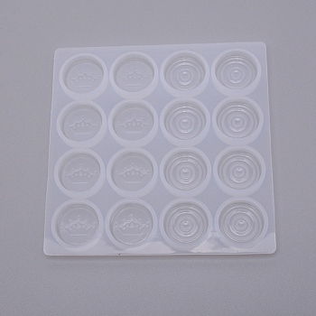 DIY Chess Pieces Silicone Molds, Resin Casting Molds, For UV Resin, Epoxy Resin Craft Making, Classic Games for Children and Adults, White, 114x114x6.5mm