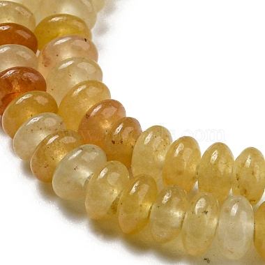 jaune naturel aventurine perles brins(G-K343-C02-03)-4