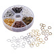 6 Colors Iron Plated Open Jump Rings 8mm Diameter Wire 21-Gauge Jewelry Making Findings(IFIN-PH0001-8mm-08)-2